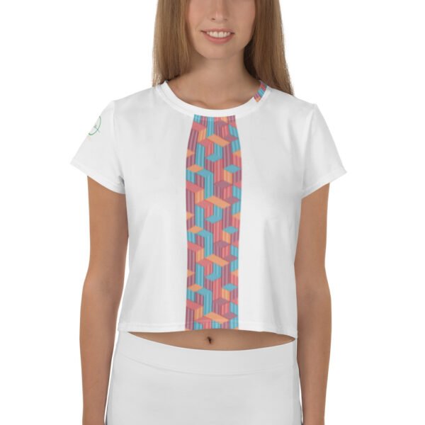 T-shirt Crop-Top op color – Image 2