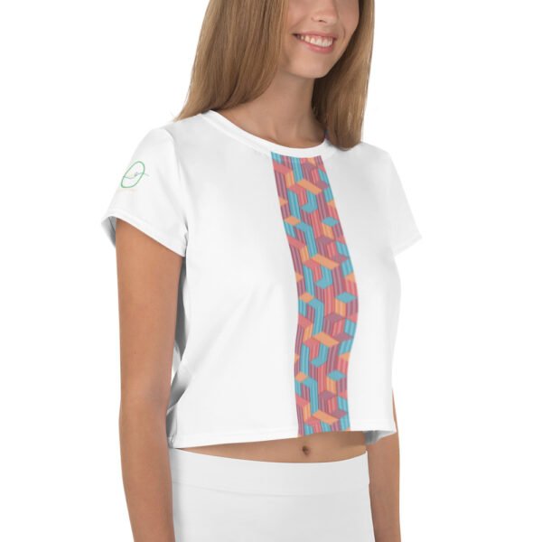 T-shirt Crop-Top op color – Image 4