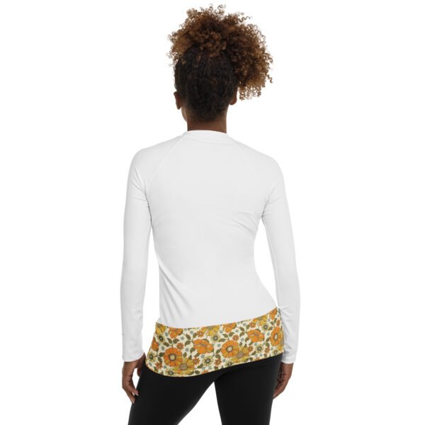 T-shirt de Compression pour Femme bas fleurie – Image 3